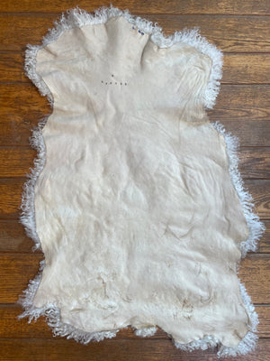 White Wensleydale Sheepskin 16-27