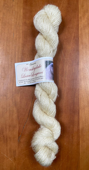 White Wensleydale Yarn - Lace Weight