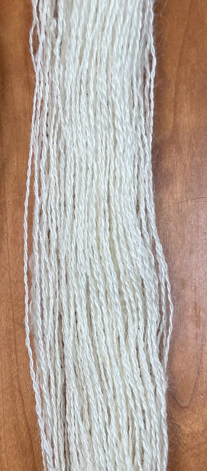 White Wensleydale Yarn - Lace Weight