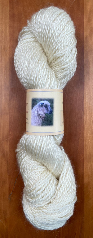 White Wensleydale Yarn - Worsted