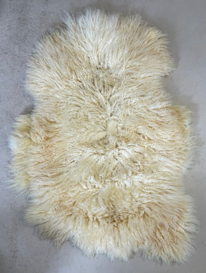 White Wensleydale Sheepskin 424-8