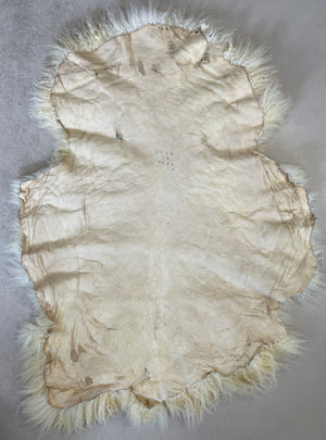 White Wensleydale Sheepskin 424-8