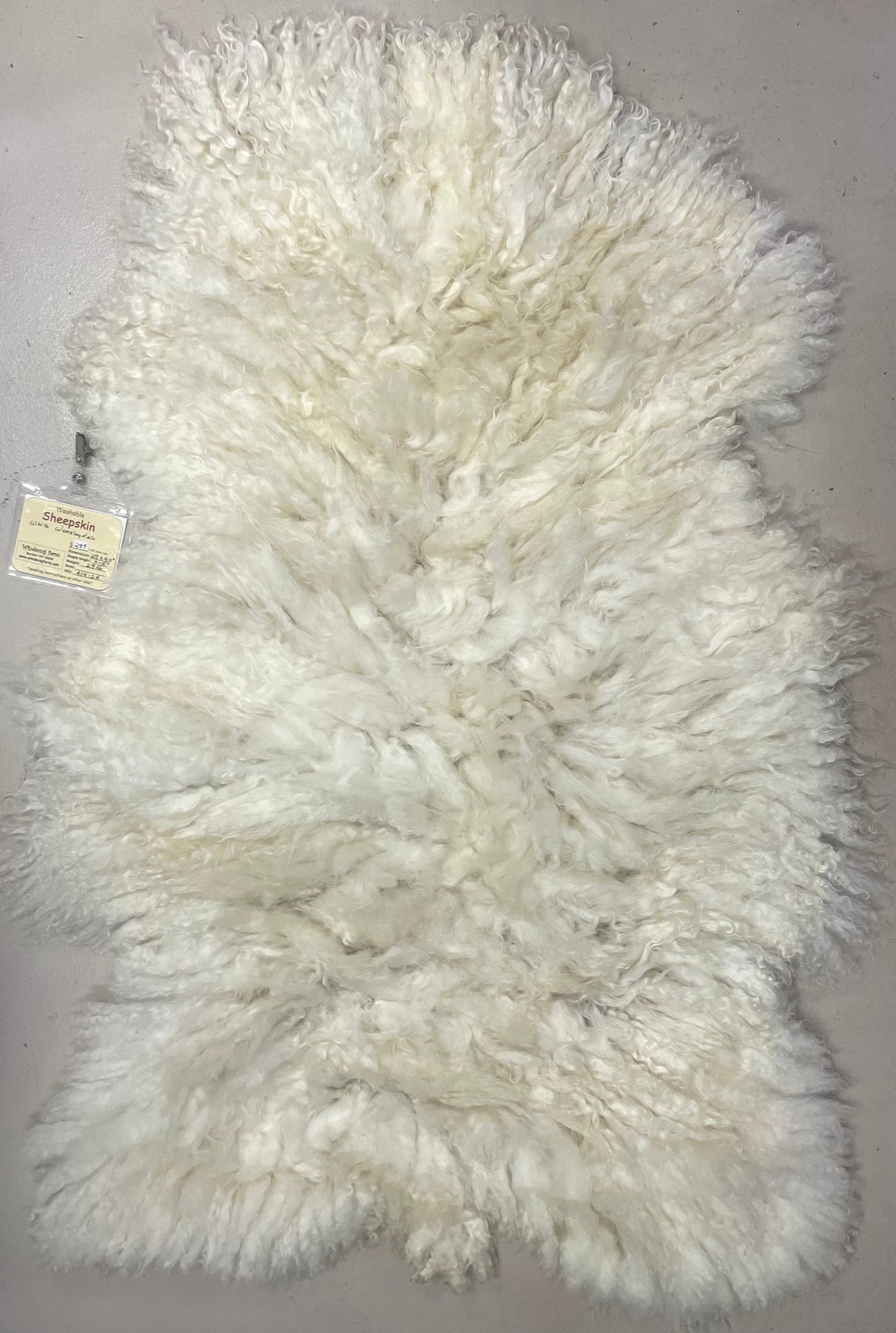 White Wensleydale Sheepskin #414-24