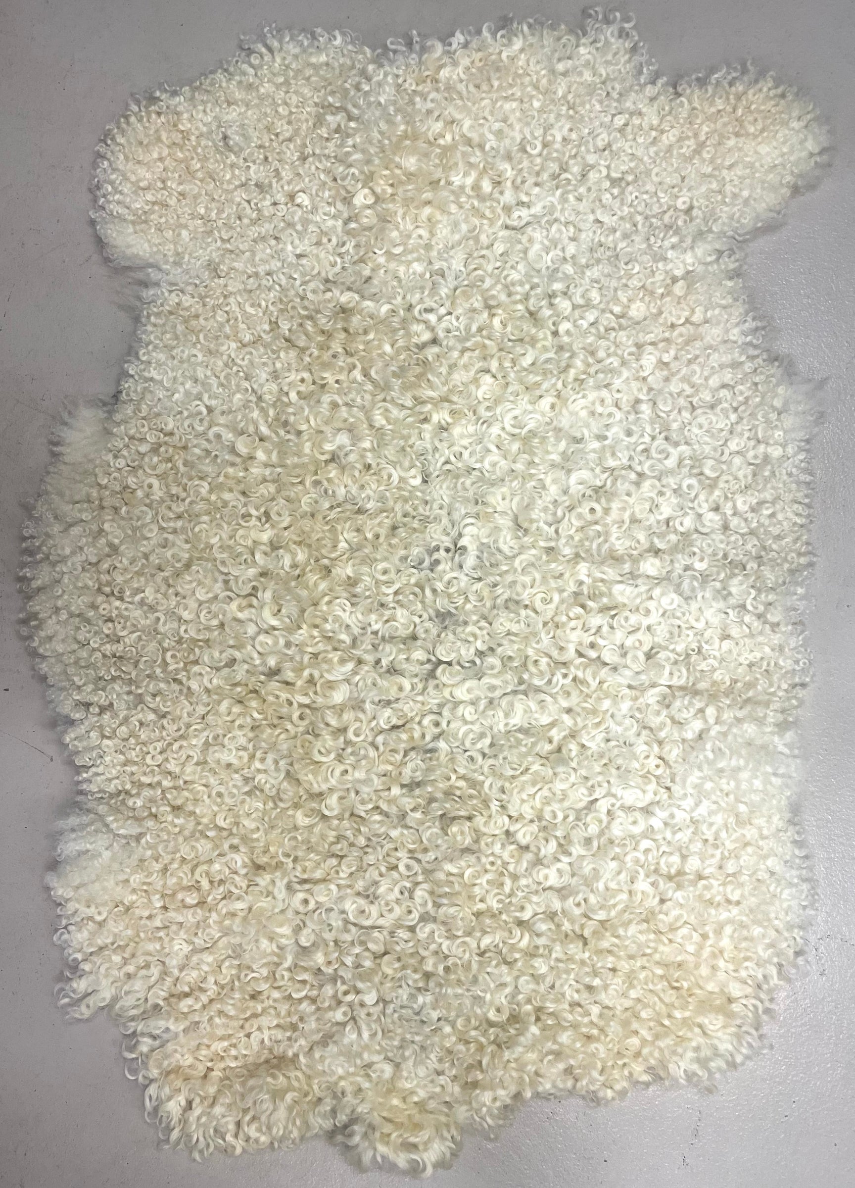 White Wensleydale Sheepskin #16-10