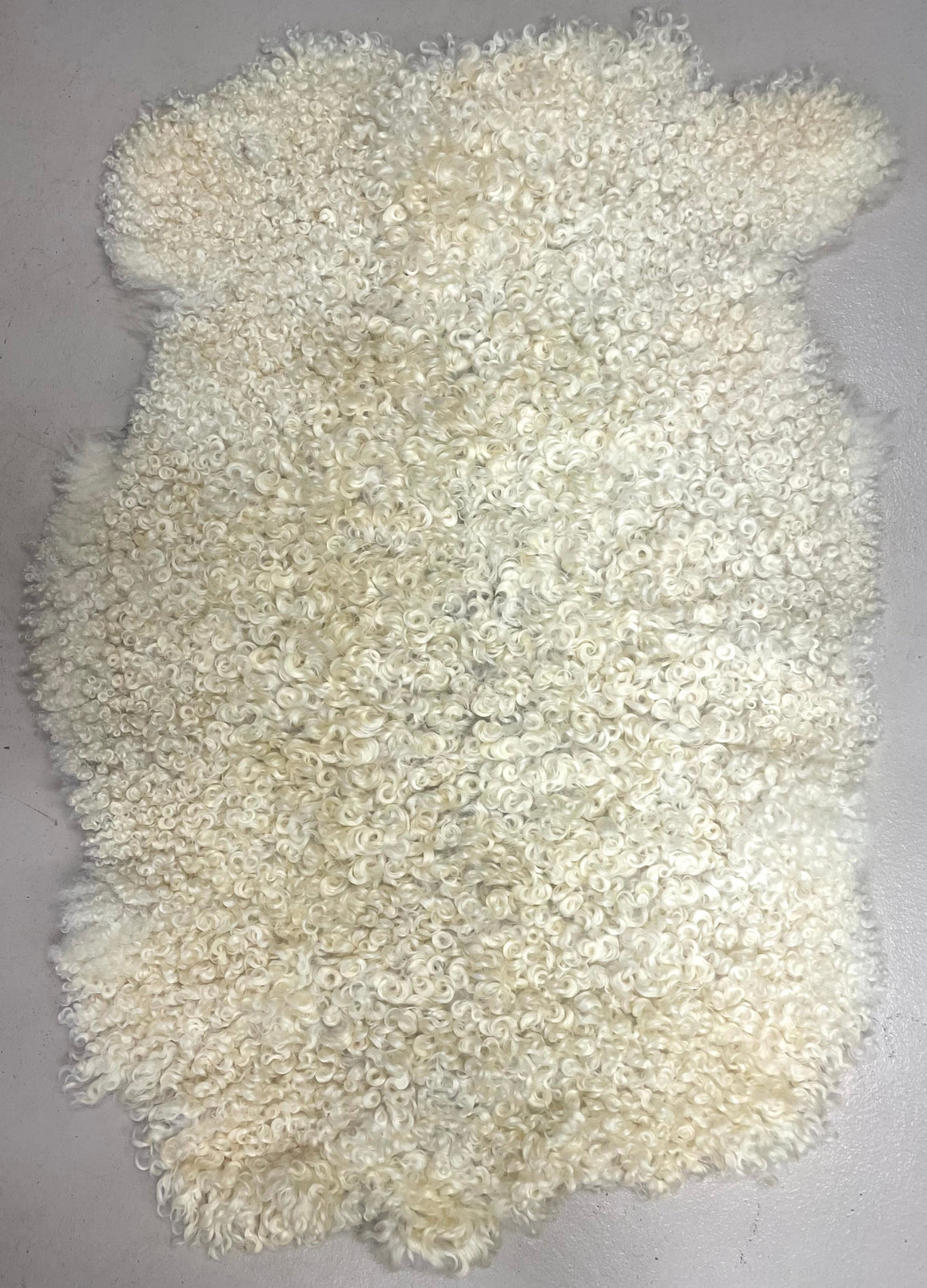 White Wensleydale Sheepskin #16-10